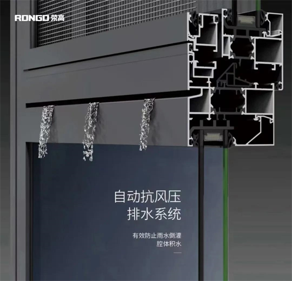 荣高门窗:#人类高质量防水系统#要么不做，要做就做到滴水不漏