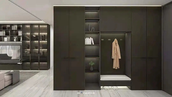 皮阿诺收纳橱柜/全屋定制|1m²玄关设计出10m²空间，小空间也能拥有超级收纳！