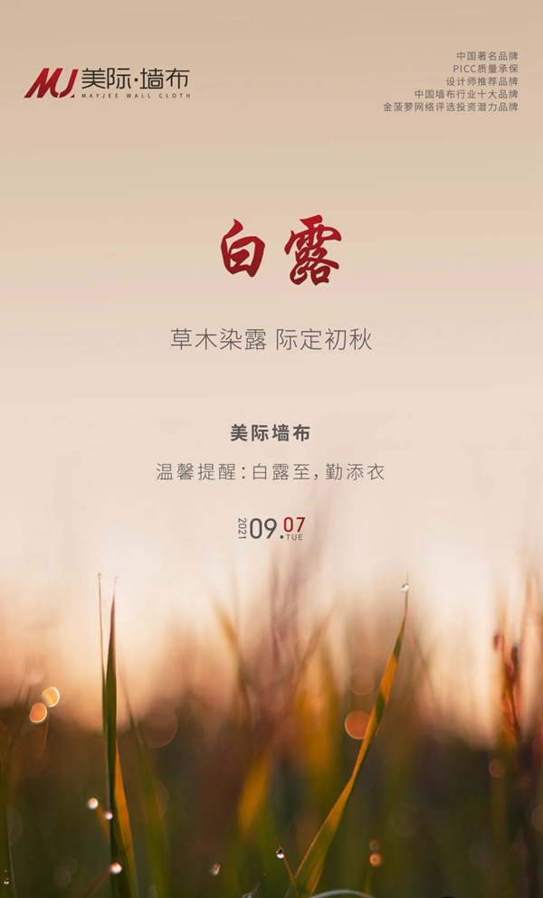 美际软装秋季新品《光屿》 | 白露至 凉秋启 为家换新衣!