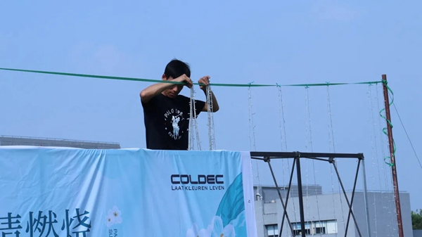 蔻帝COLDEC墙面定制的夏日狂欢团建