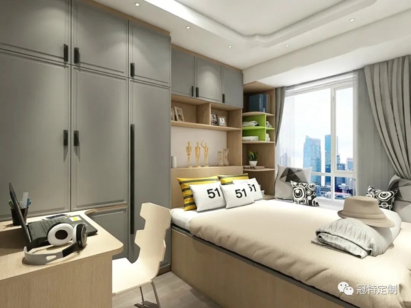 冠特定制家具|飘窗还用来堆放衣服？这样改造增加生活情调！