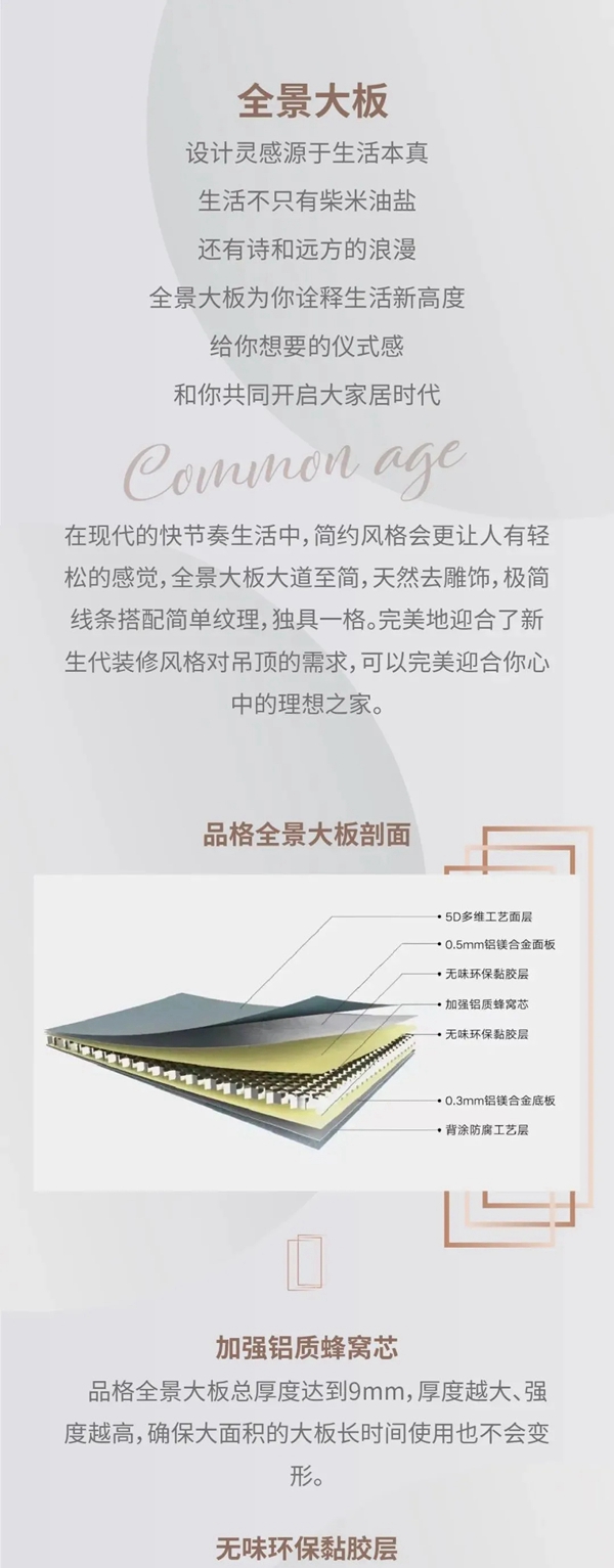 品格高端顶墙：全景大板开启你的大家居时代