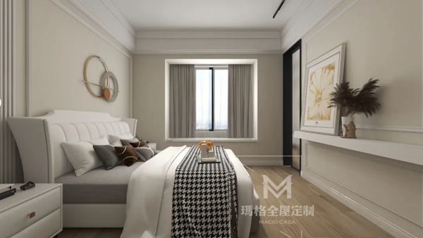 玛格全屋定制|这套146㎡美式轻奢，没想到装完效果这么惊艳！