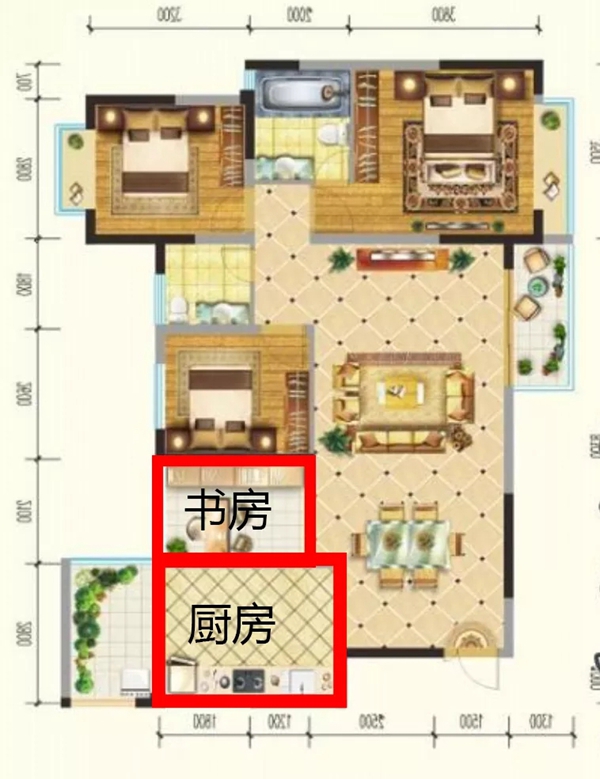 莱茵艾格全屋定制|鸡肋书房换鸡腿大客厅，香极了！