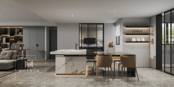 玛格全屋定制|这套165m²新房，同事们忍不住惊呼，这是什么神仙设计！