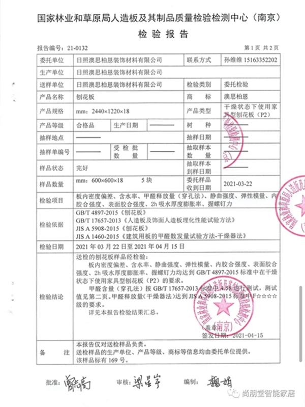 健康美好家，尚朋堂全屋定制进口欧松板造！