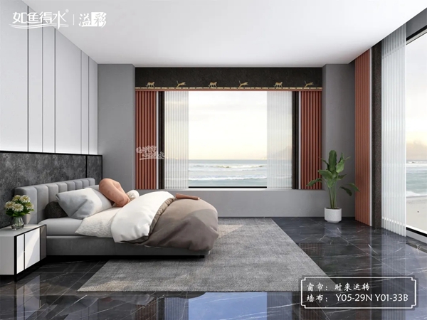 如鱼得水窗帘精品|当窗帘融入自然元素，可以有多美？