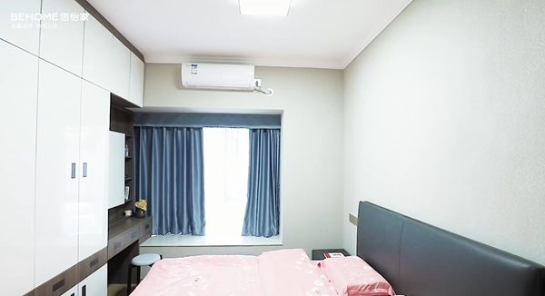 佰怡家全屋家居探家|利用设计将98㎡的户型变得更宽阔
