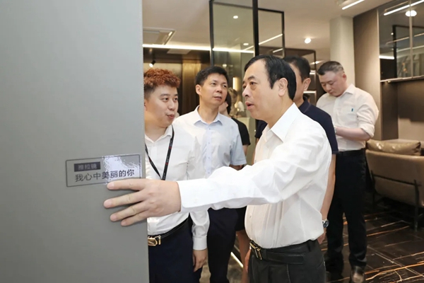 安徽省审计厅厅长罗建国率队到荣事达进行调研！