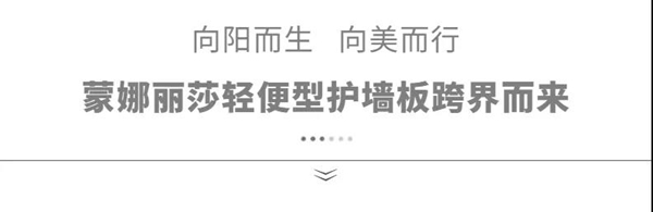 蒙娜丽莎瓷砖跨界融合，推出有颜有质的轻便型护墙板霸屏墙面