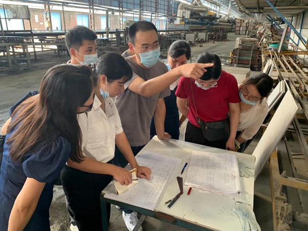 朗途瓷砖广东直营店工厂游学圆满举行