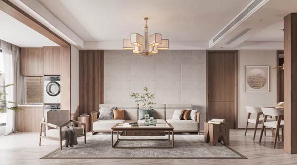 嘉蒂斯全屋定制|100m²现代新中式拎包方案，点滴之间皆是诗意