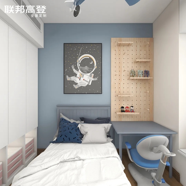 联邦高登全屋定制案例|124m²家赋予的百般温柔