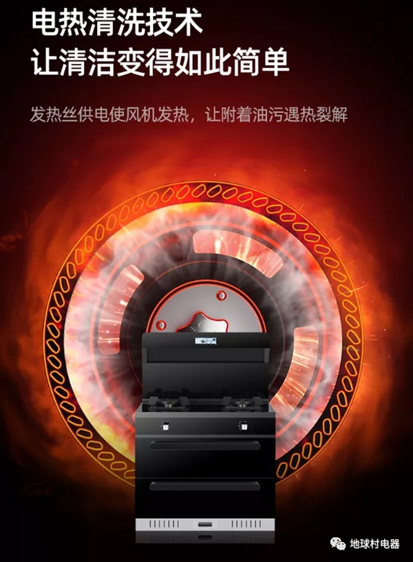 对付油烟，我有地球村集成灶！