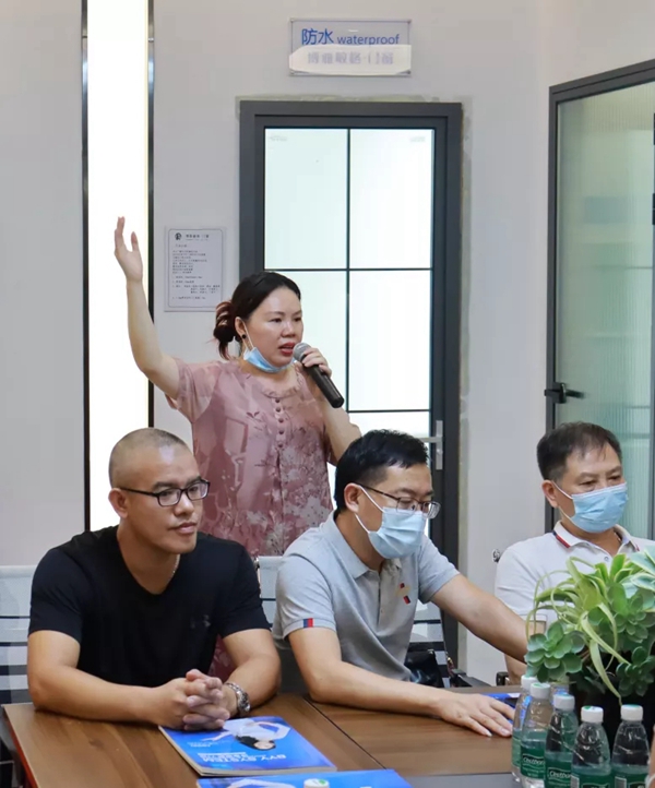 2021年博雅敏格门窗与南海区铝门窗五金装饰行业协会的交流峰会