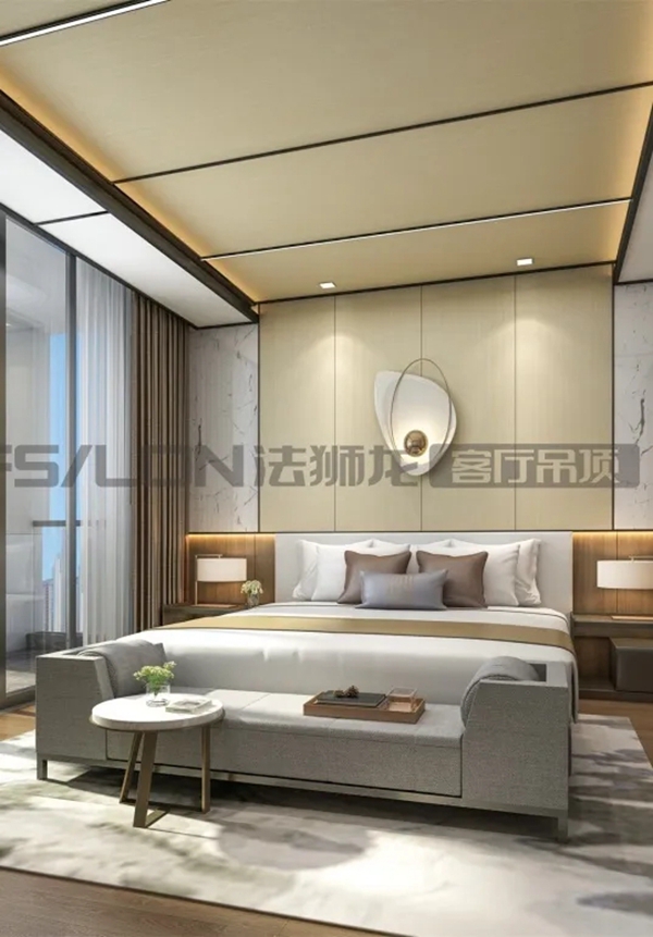 法狮龙客厅吊顶效果图分享|进来学做色彩美学艺术家
