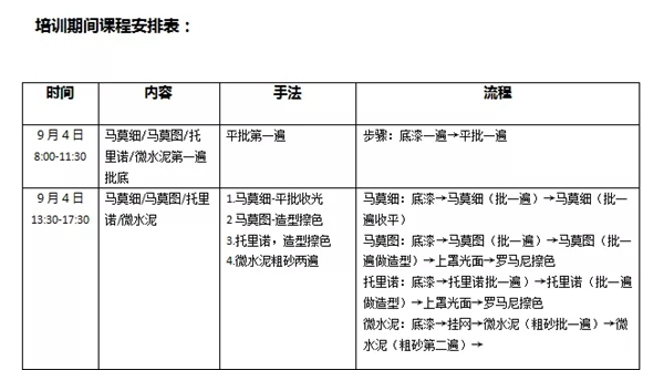 2021年度意库马艺术涂料系统培训营正式开课！
