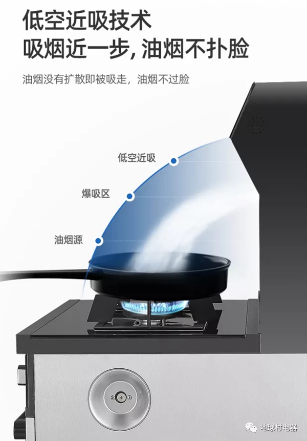 对付油烟，我有地球村集成灶！