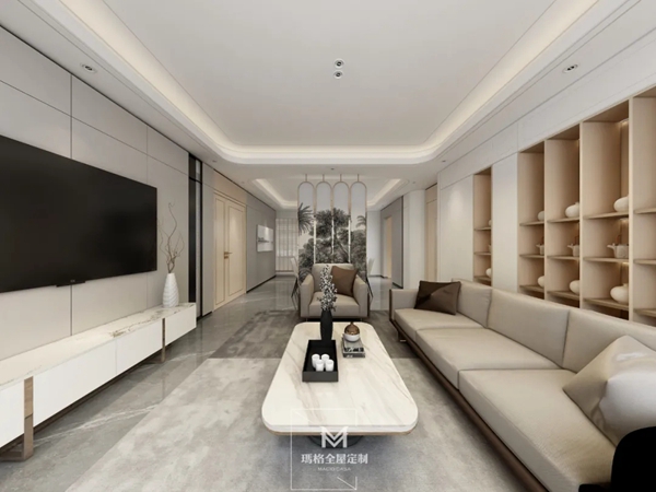 玛格全屋定制一眼就爱上这套150m²新中式,看完想回家拆了重装! 玛格全屋定制一眼就爱上这套150m²新中式,看完想回家拆了重装!