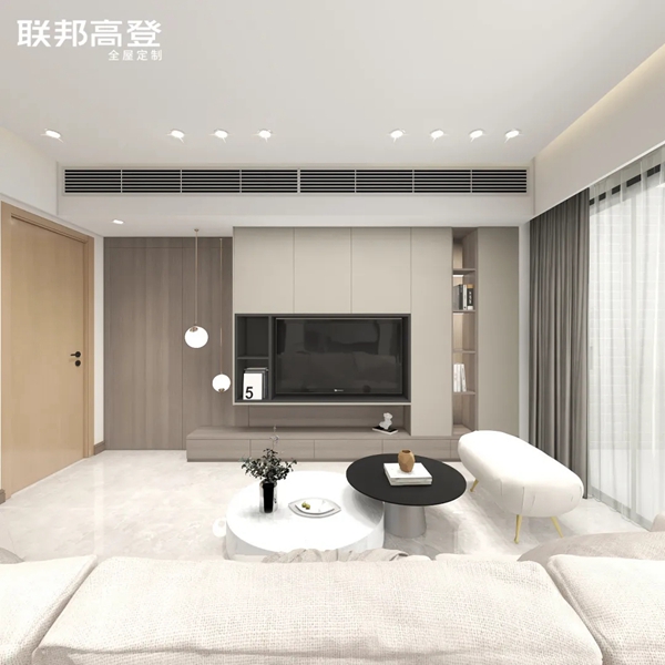 联邦高登全屋定制案例|124m²家赋予的百般温柔