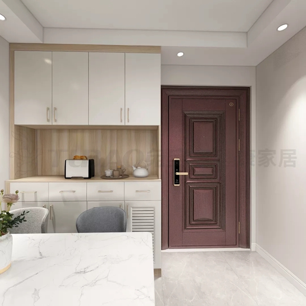 兔宝宝健康家居|卡座取代沙发，68㎡的两室两厅可太实用了！