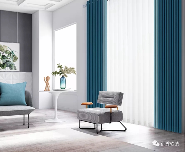 御秀软装|纯色简约窗帘，盲搭也有轻奢感！