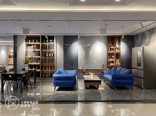 金牌厨柜全屋定制 | 山西太原家居馆，感受色彩的魅力