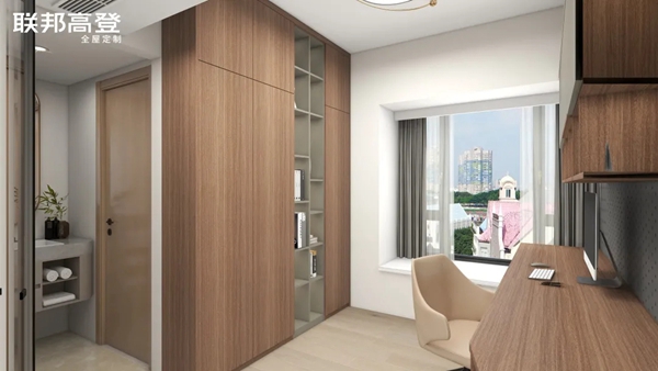 联邦高登全屋定制案例|124m²家赋予的百般温柔