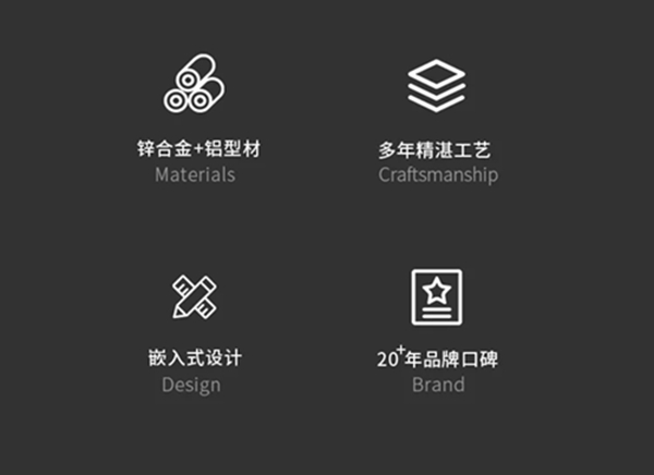 鸿景源五金拉手：极简暗装美学 | Elegant—Z553
