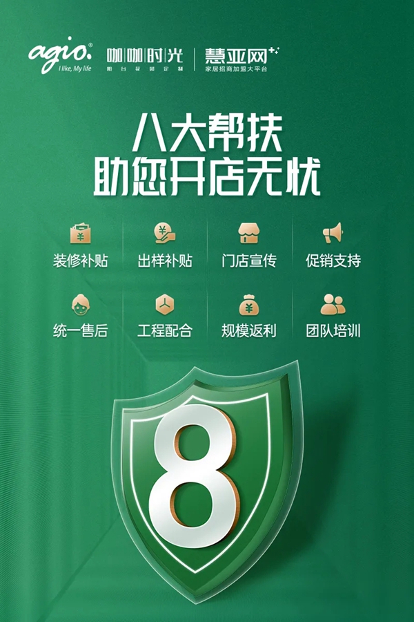 签约加盟36席丨agio咖咖时光花园阳台定制 x 慧亚网线上直播招商会圆满收官!