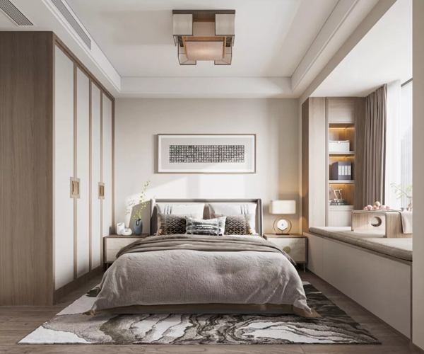 嘉蒂斯全屋定制|100m²现代新中式拎包方案，点滴之间皆是诗意