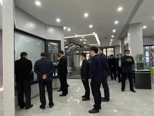 重大项目集中开工动员宿州市委、区委领导莅临天东门窗宿州生产基地检查指导工作
