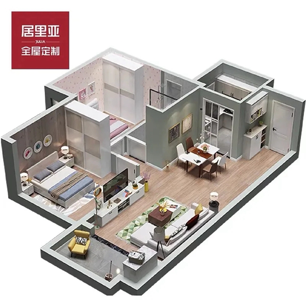 居里亚全屋定制| | 交房才能为装修做准备？其实有户型图就可以了！