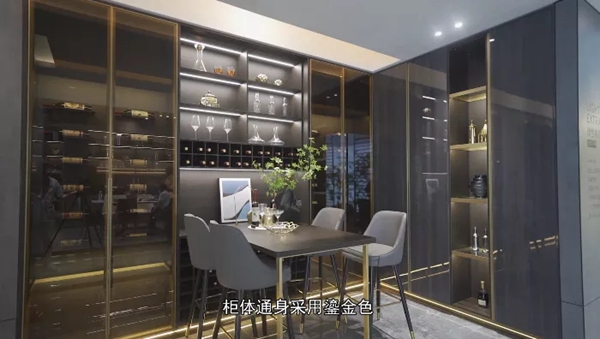 兔宝宝健康家居|就要这样的酒柜定制，让家装档次瞬间拔高！