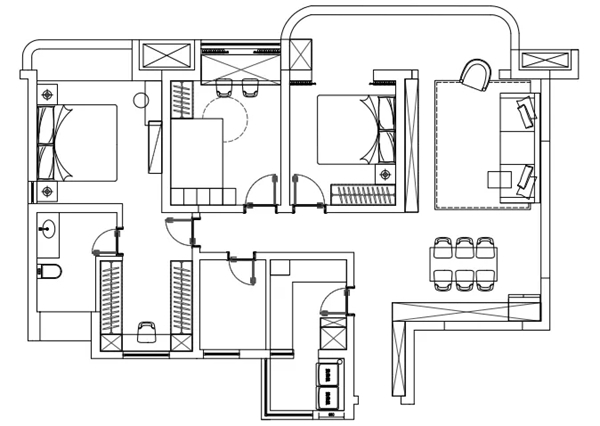 欧兰林家居|成都精装房134㎡全屋定制