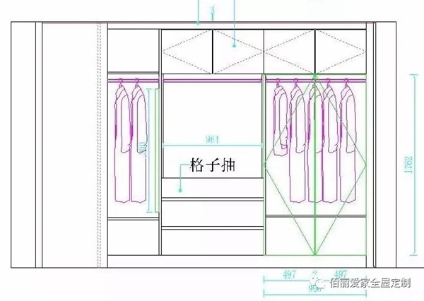 佰丽爱家全屋定制|衣帽间布局设计全攻略！