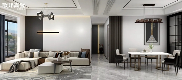 联邦高登全屋定制|120m²来自三口之家,一份简约至美