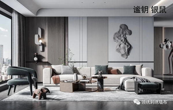领绣墙布新品发布 | 《鎏光逸品2》一大波高颜值软装配色方案来啦！