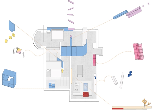 欧神诺瓷砖|150m²现代简约风，纯白空间自带艺术感！
