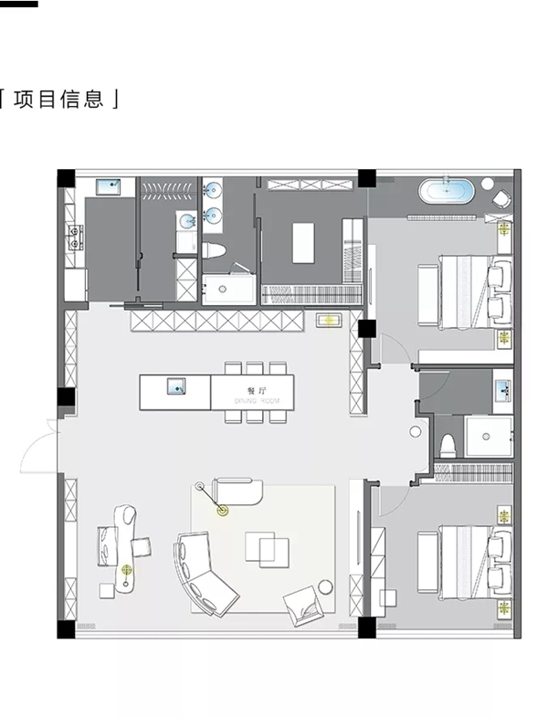 我乐整体厨柜|全屋定制丨序界220㎡全屋案例