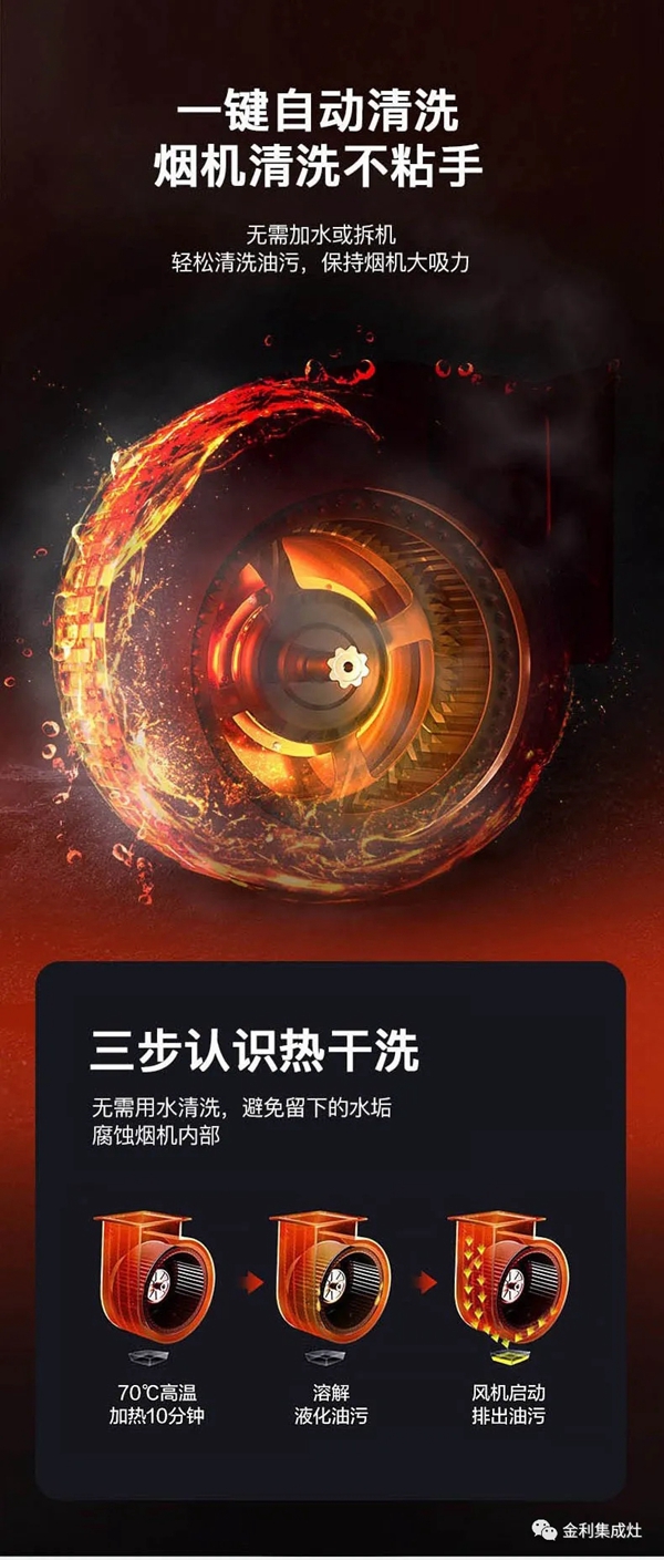 金利集成灶分享集成灶日常清洁方法