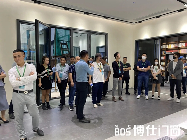 顺德室内设计行业协会来访博仕门窗参观交流