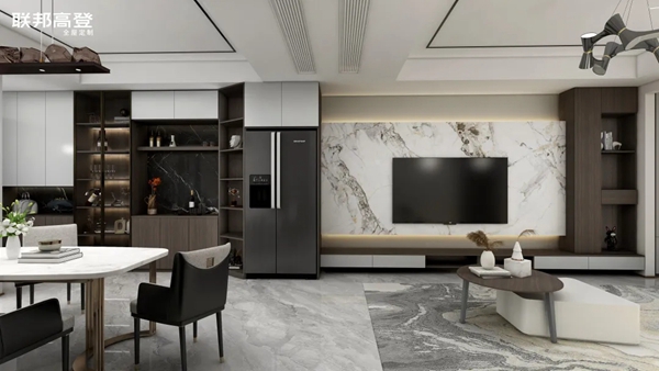 联邦高登全屋定制|120m²来自三口之家,一份简约至美