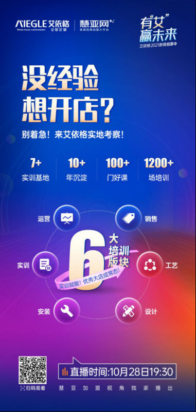 10.28艾依格2021新商招募令来袭！更有神秘大商空降直播间！