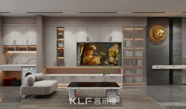 客来福全屋定制全新展厅产品亮相丨材质与工艺的创新，演绎现代美学场景