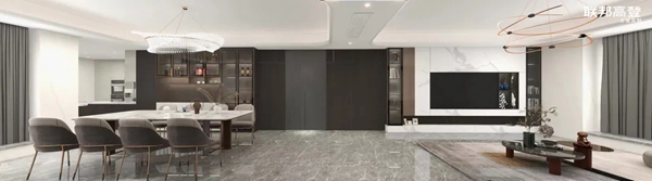 联邦高登全屋定制|174m²轻奢风，舒适与自在交融