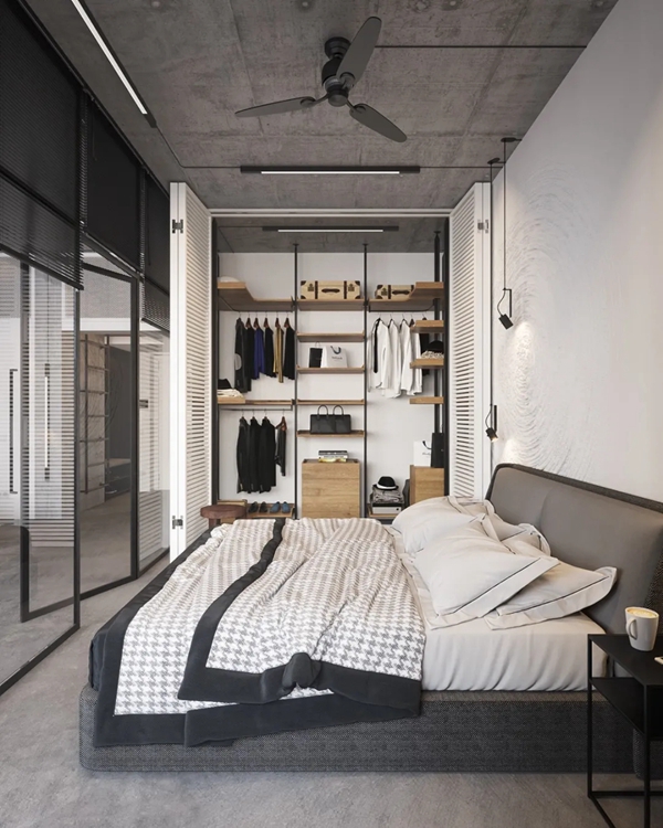 今锐大家居|70㎡的LOFT 轻工业风混凝土的空间不止有设计感，更有温馨！