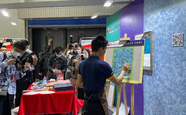 君匠世家艺术涂料携多款新品亮相潭州国际时尚家居艺术节