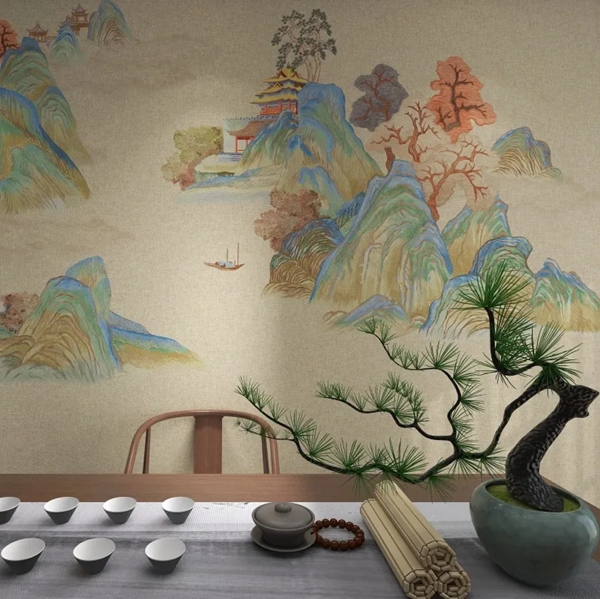 乾庄刺绣新品赏析，邀您赏无限春江，云影，美景！