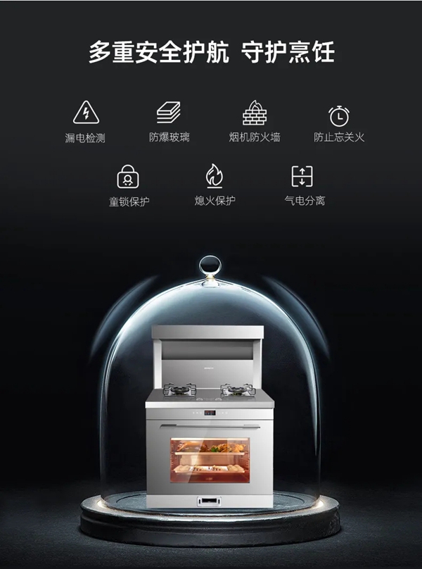 HIONE火王集成灶智能烹饪，安全用火很重要！